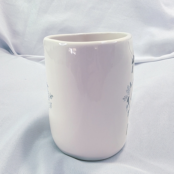 Rae Dunn "YOU ARE PAWFECT" Double Sided Paw Print Dog Mug Magenta Artisan NEW - Picture 3 of 8